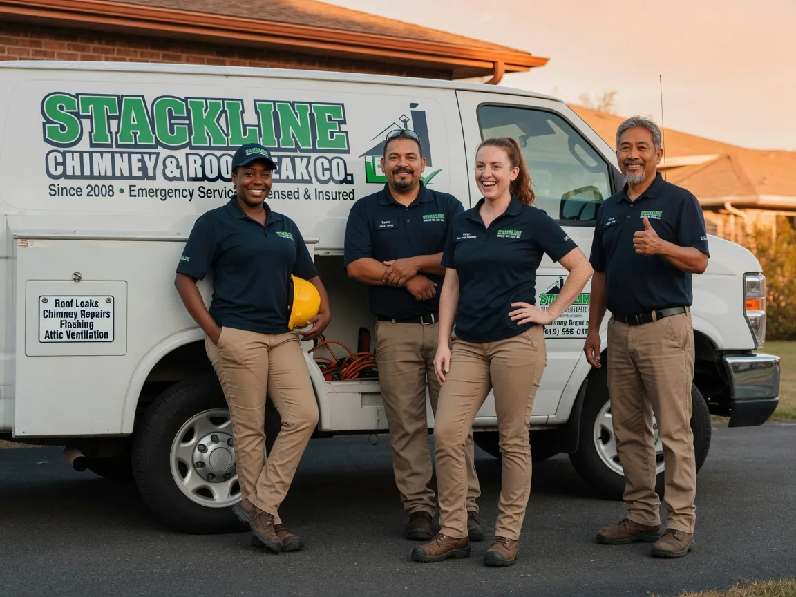 Chimney flashing repair company in Tecumseh, KS